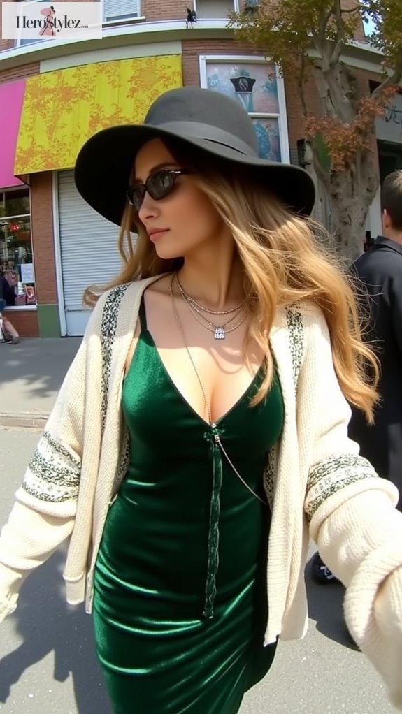 chic velvet layering ideas