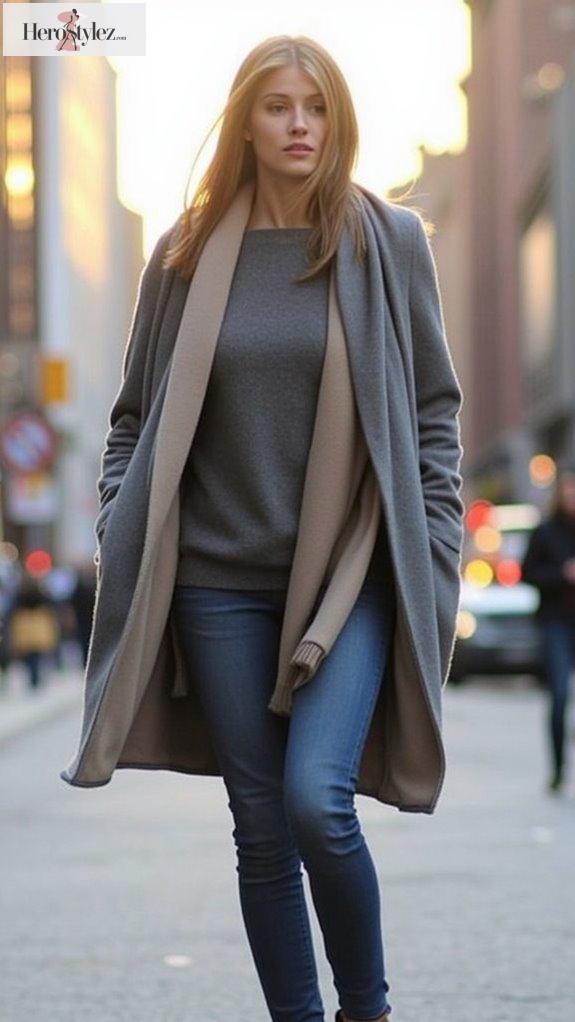 chic winter layering essential