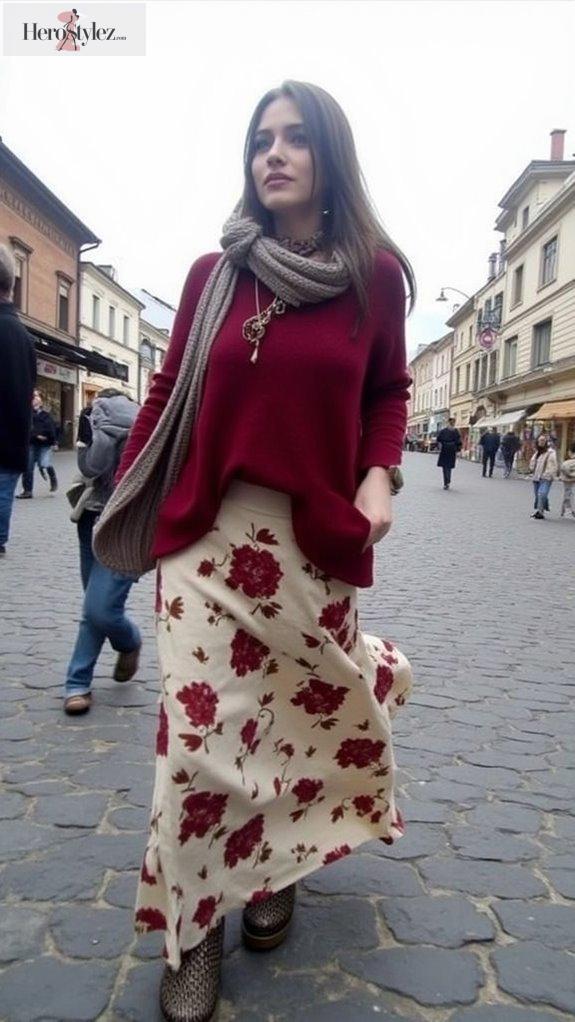 chunky knits add texture