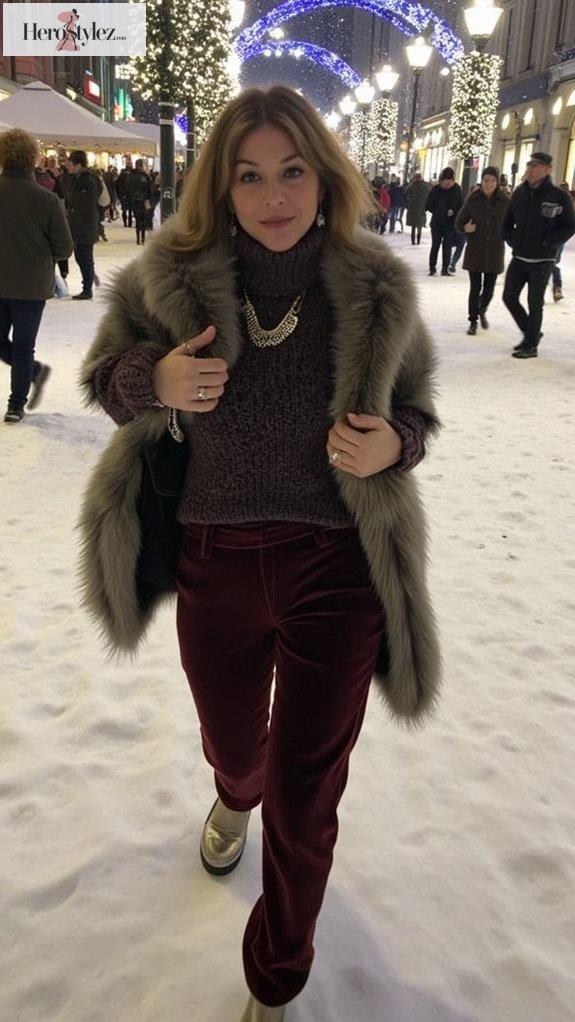 cozy luxurious birthday fashion