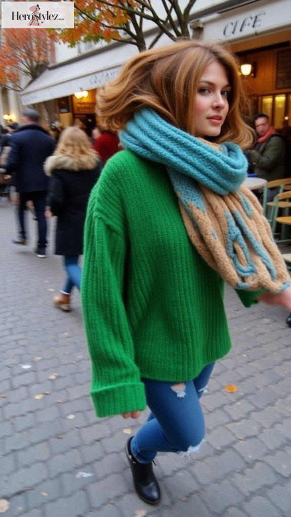 cozy oversized knitwear accessories