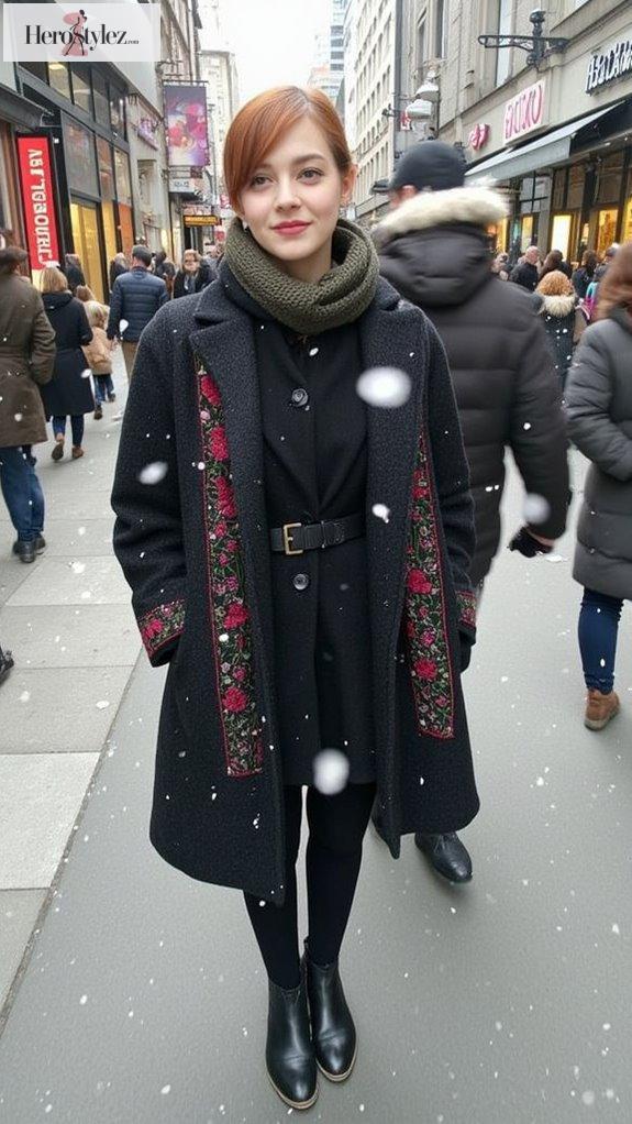 cozy stylish winter coat