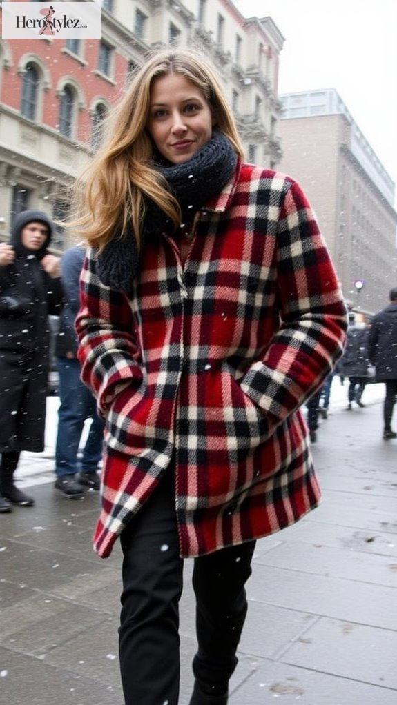 cozy stylish winter coat