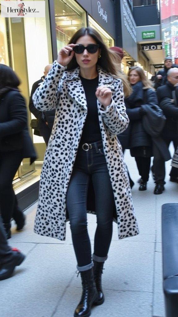 dalmatian print winter coats