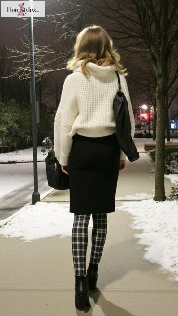 effortless chic texture mixing