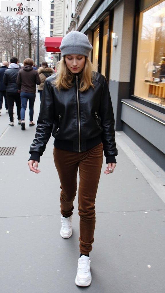 effortless cool with bomber