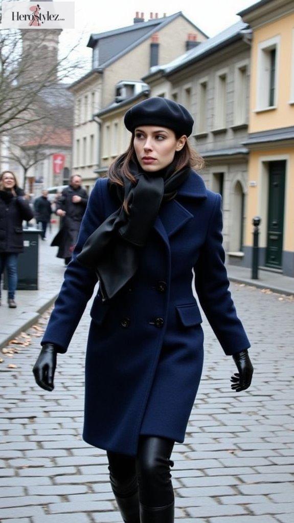 elegant leather opera gloves