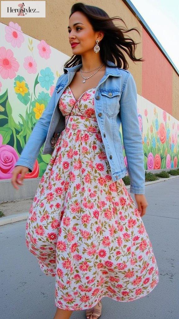 fabulous floral maxi dress