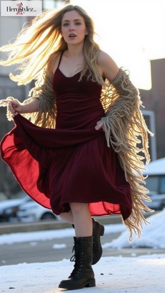 fringe layering for movement