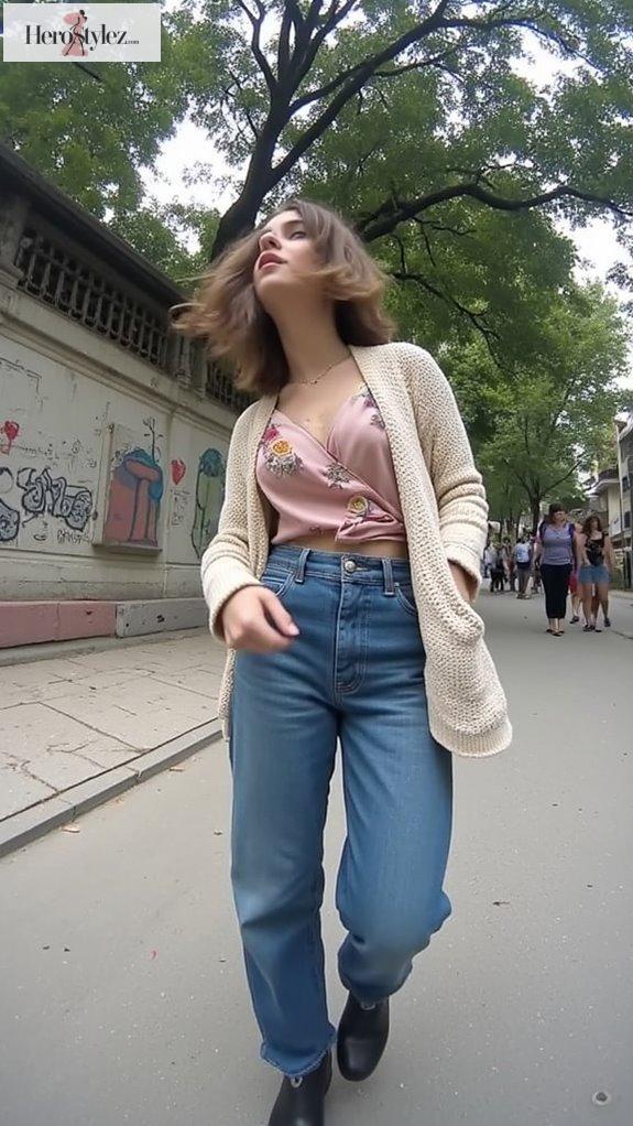 high waisted denim styling tips