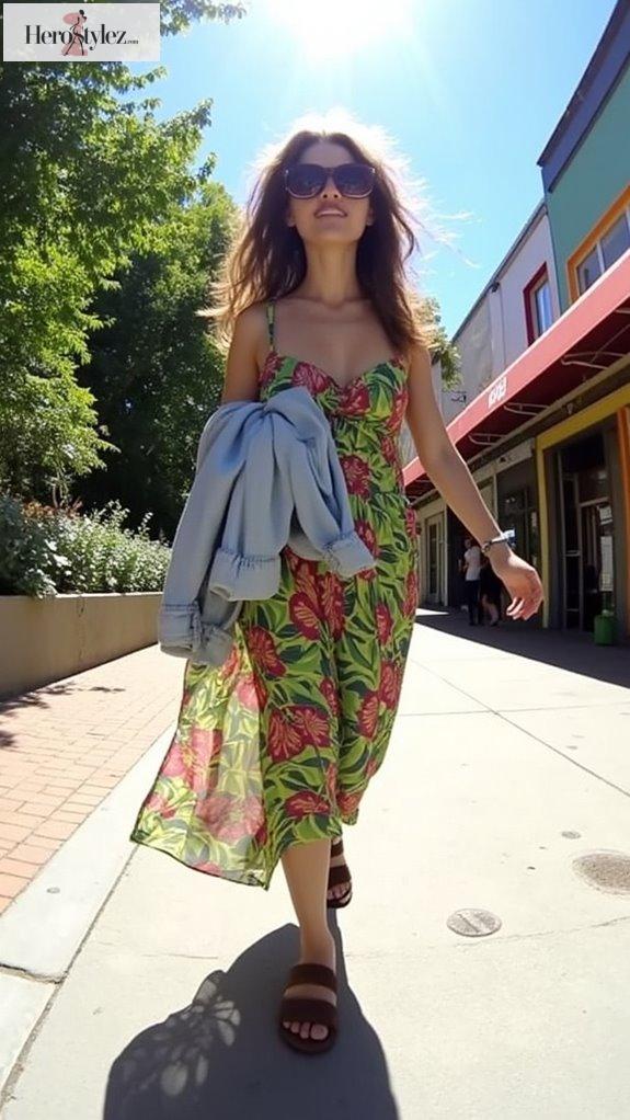 july birthday maxi dress