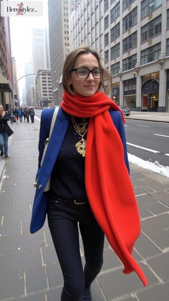 layers for winter elegance