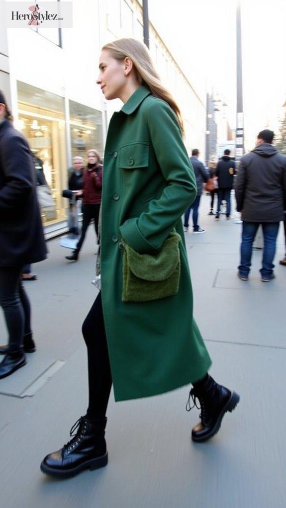 military luxe winter coat