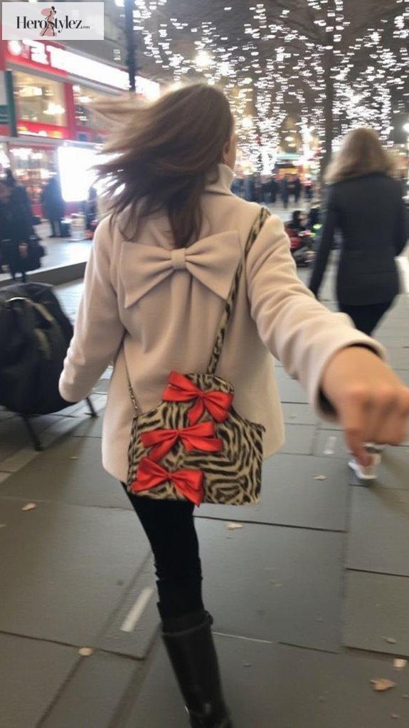 playful bow detailing elevates outfits