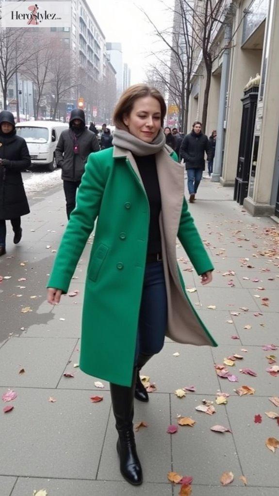 reversible scarf coat versatility