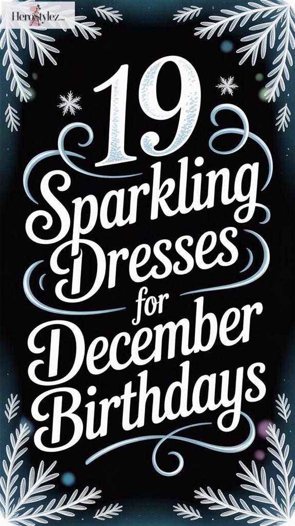 19 Shimmery Birthday Dresses for December Parties