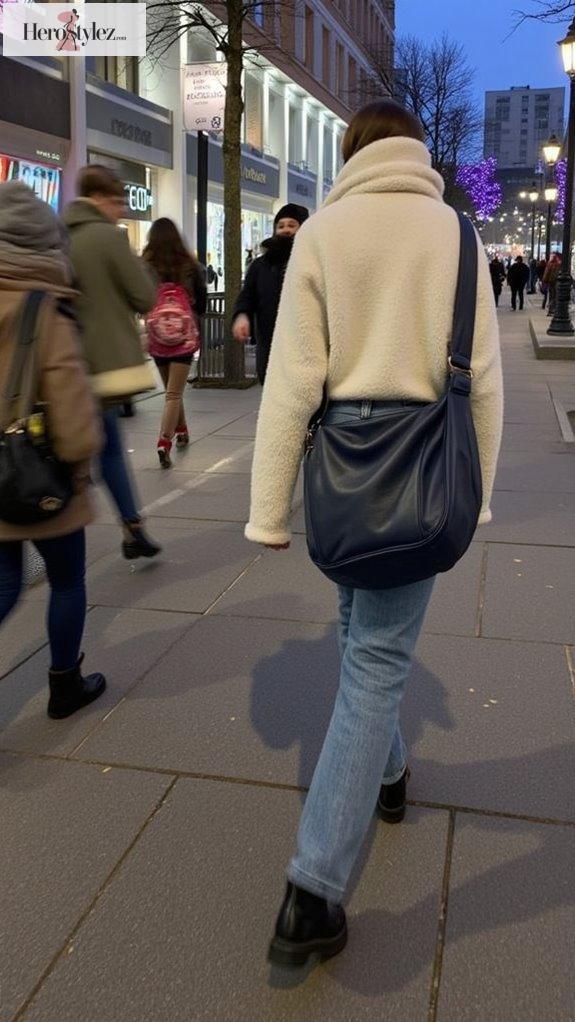 slouchy oversized bags trend