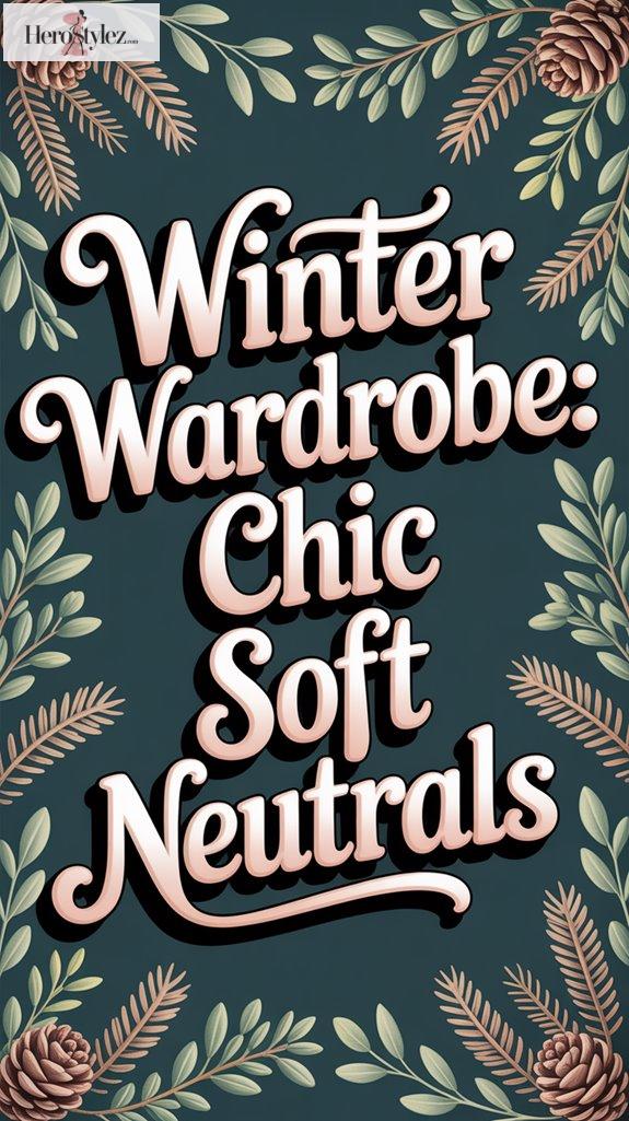 Winter Wardrobe Soft Neutral Tones