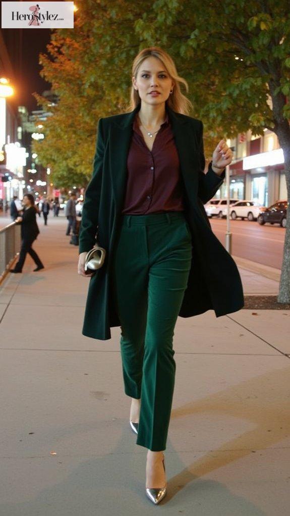 sophisticated evening tailored suits