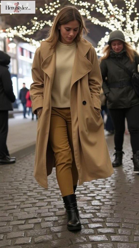 sophisticated winter layering styles