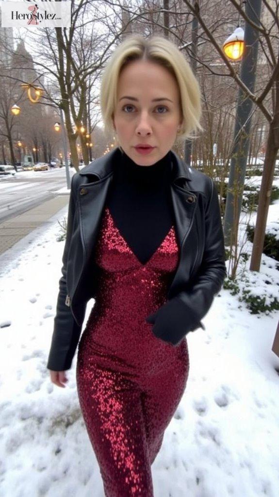 sparkly dresses for january