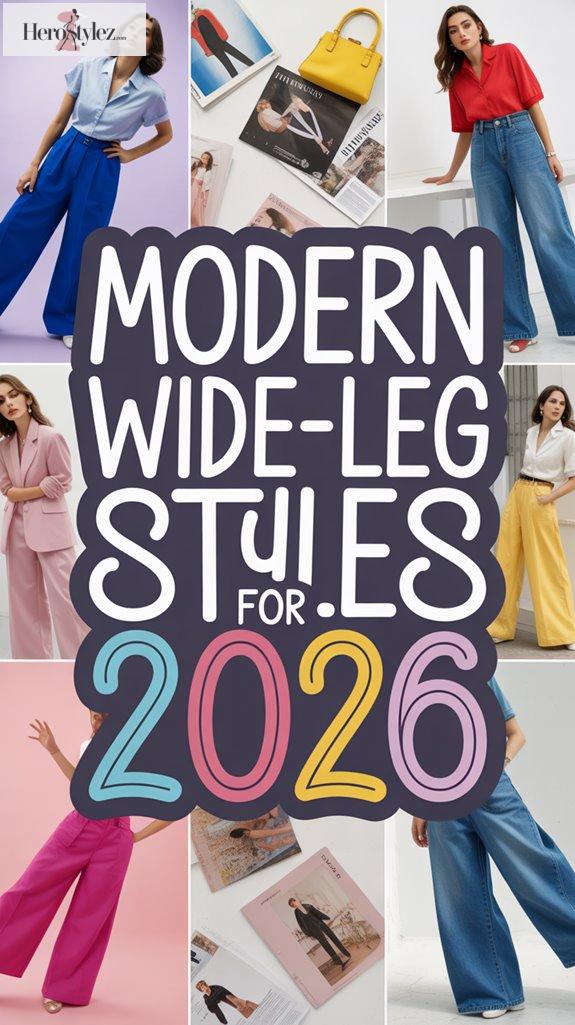 Office Looks: Modern Wide-Leg Pants Styles 2026