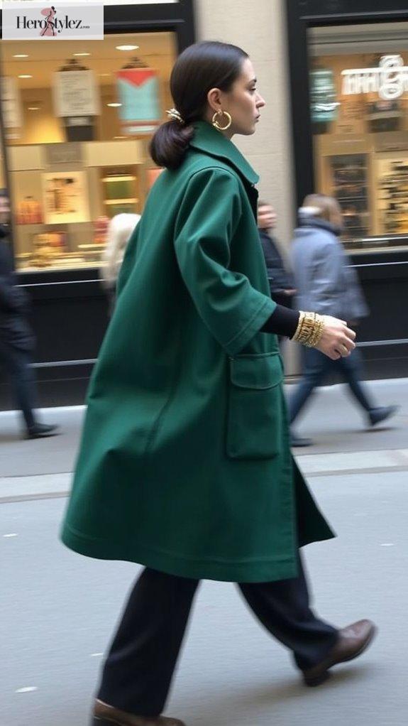 stylish oversized cargo coat