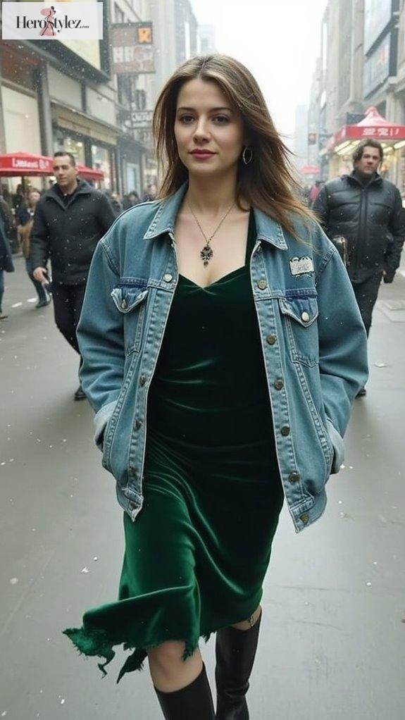 stylish warmth with layering