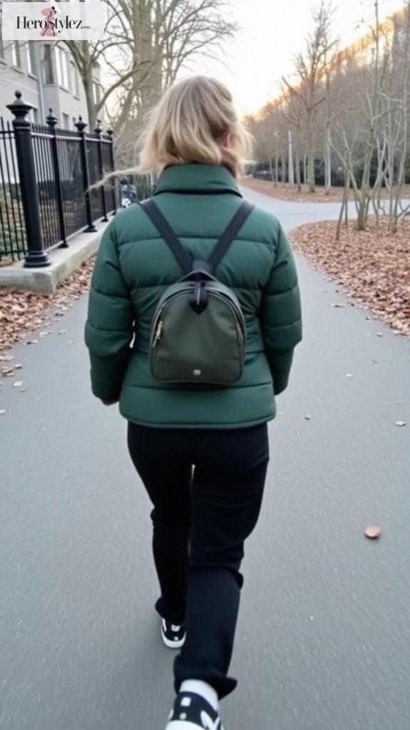 sustainable stylish puffer jackets