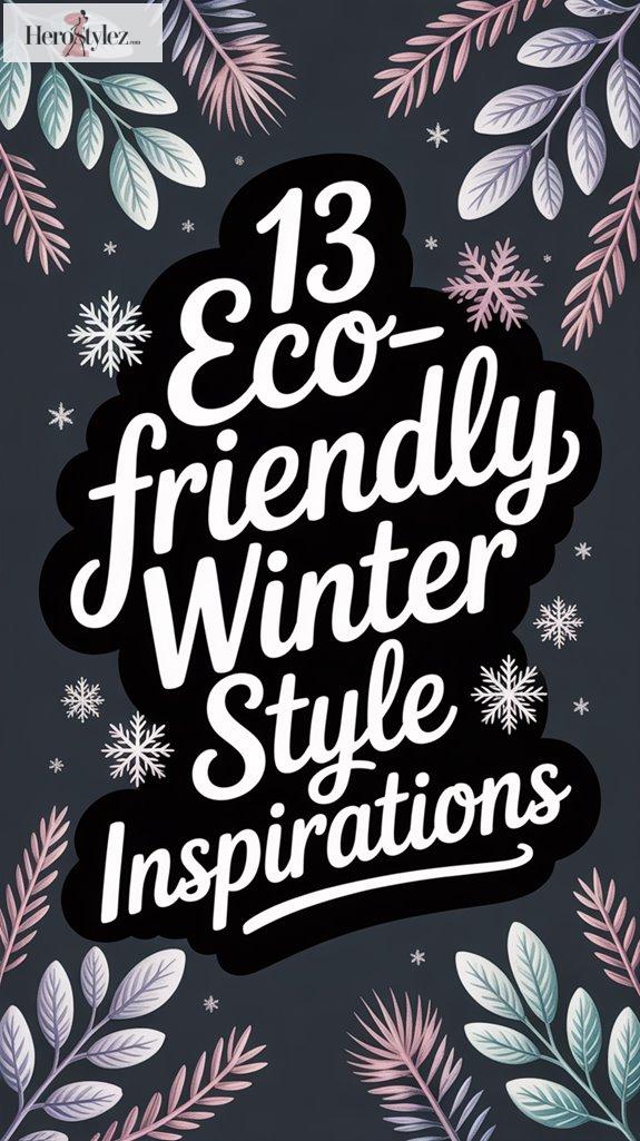 13 Style Inspirations for Eco-Conscious Women Winter