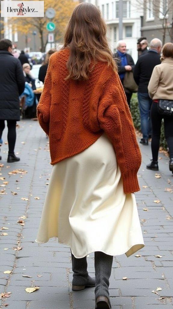 trendy cable knit combinations