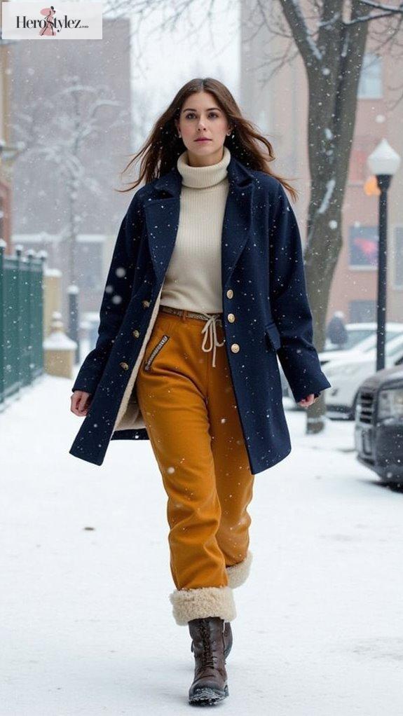 trendy jogger winter styling