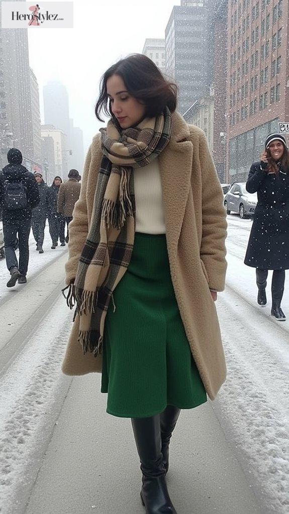 trendy winter a line outfits