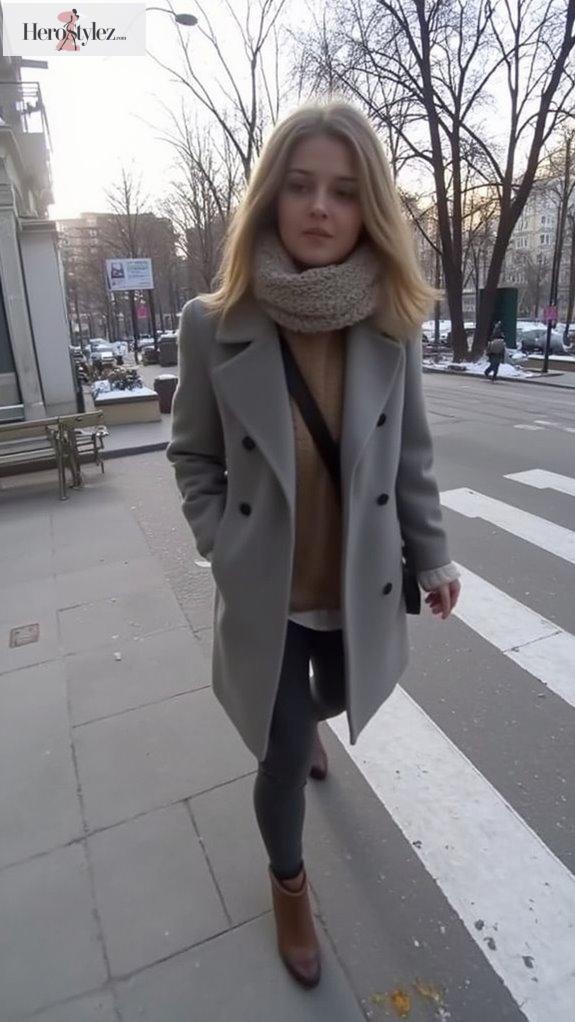 winter chic wool coat