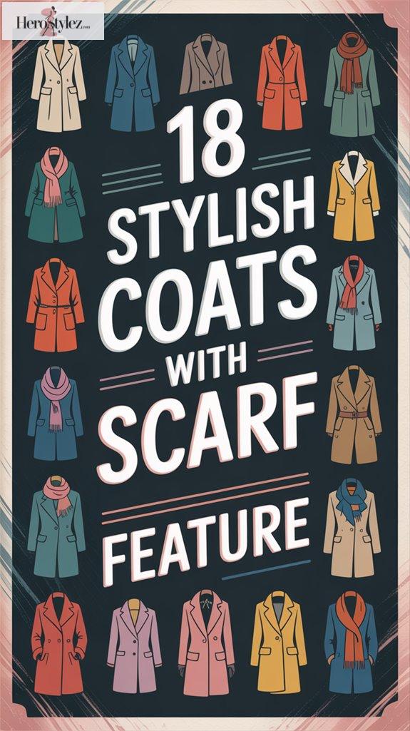 winter coats with scarves