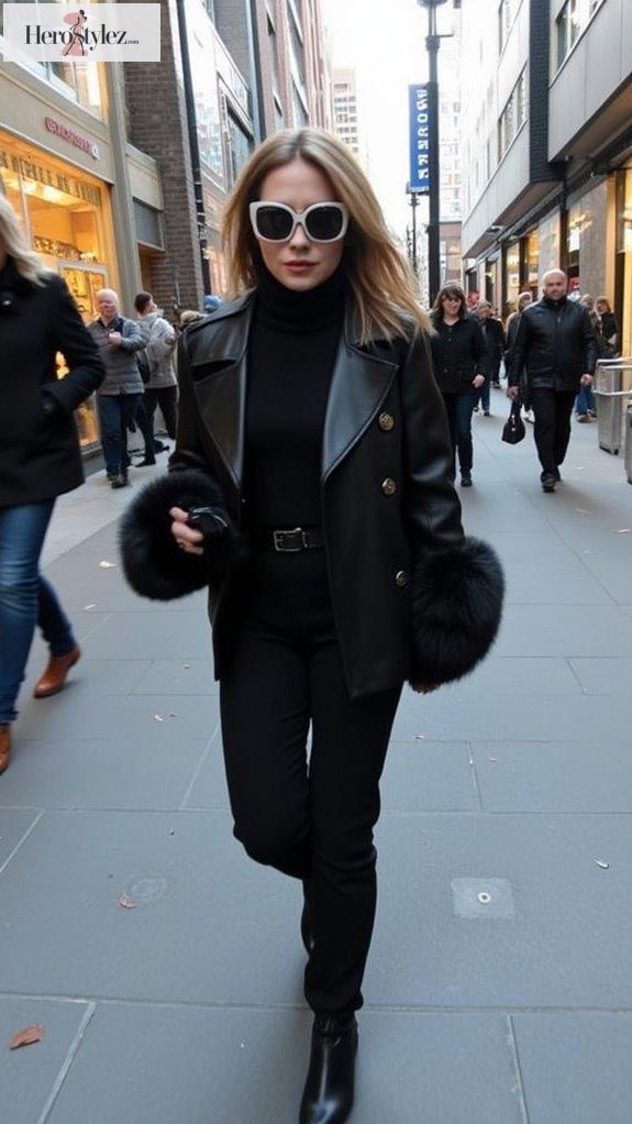 winter funnel neck fashion essentials