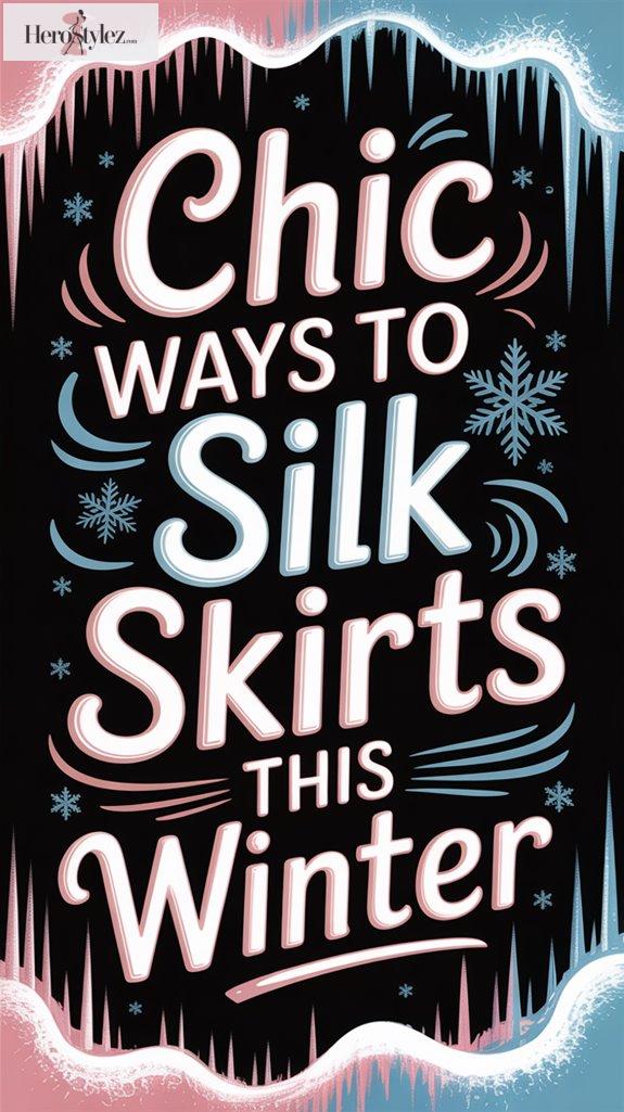 Chic Ways to Style Silk Skirts This Winter