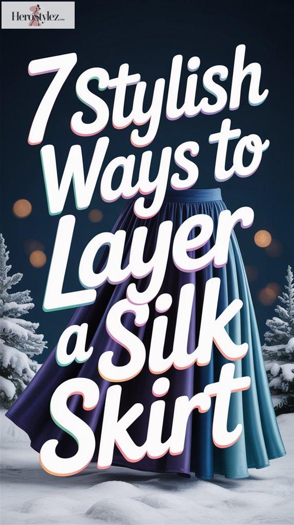 Long Silk Skirt Layering Ideas for 2026 Style Winter